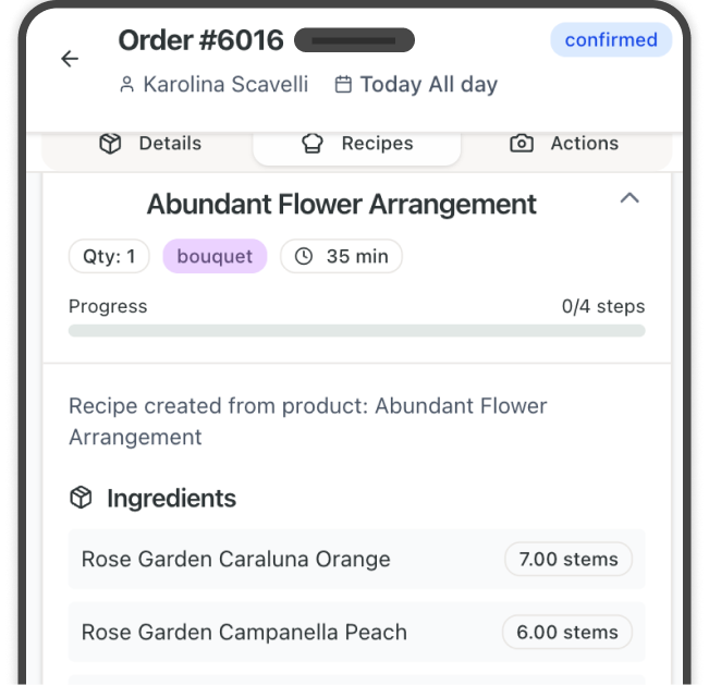 Notifications interface